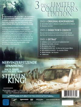 Stephen King's Der Nebel - 3-Disc Limited Uncut Collector's Edition von Senator / Universum Film - Limitiert auf 10000 Stück & nummeriert - DVD - Neu & OVP